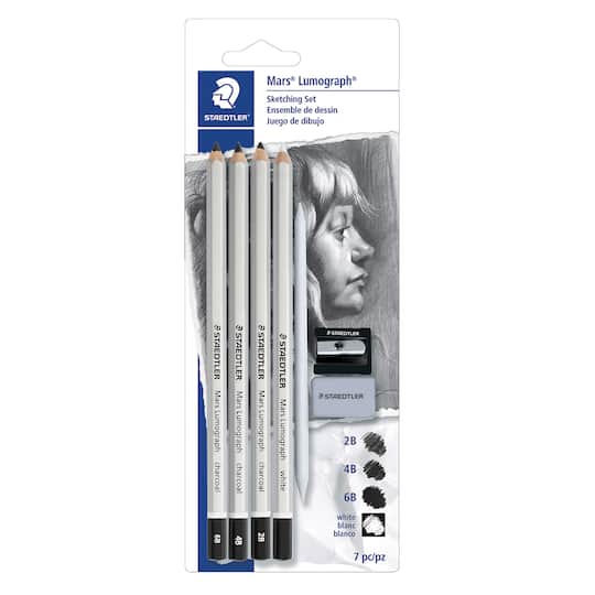 6 Pack: Staedtler® Mars® Lumograph® Charcoal Sketching Set
